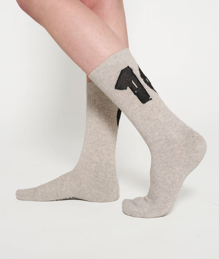 socks 10 light grey