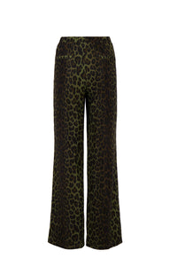 leopard broek crincle