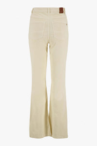 flared corduroy broek