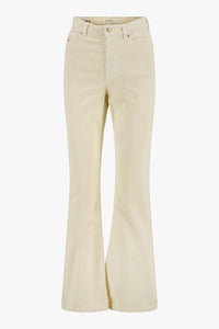 flared corduroy broek